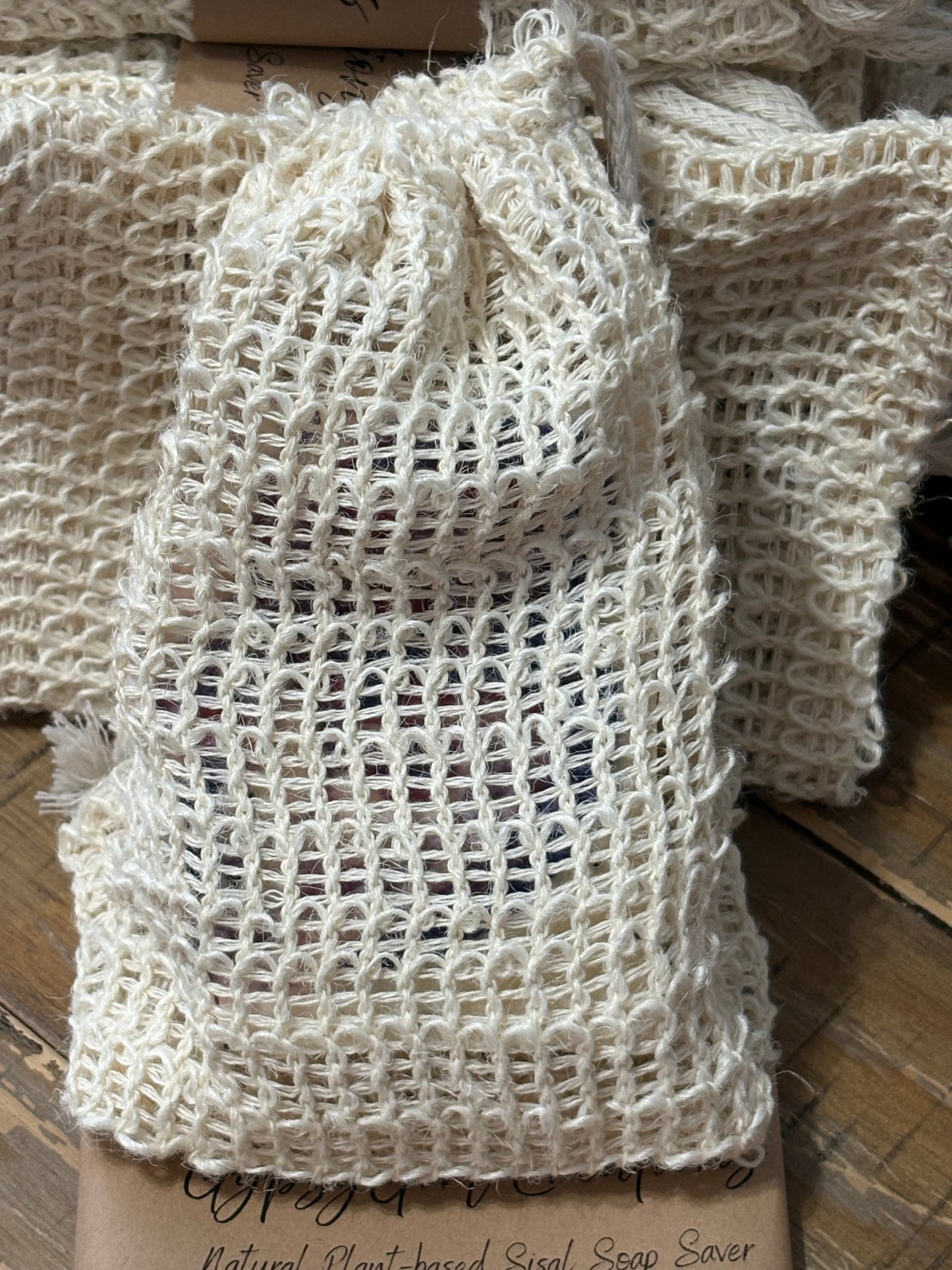 Sisal Soap Saver Pouch