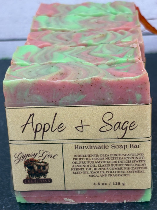 Apple Sage Soap Bar